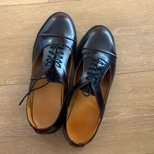 Dr.Martens Carrigan Burgundy Cut Out shoes